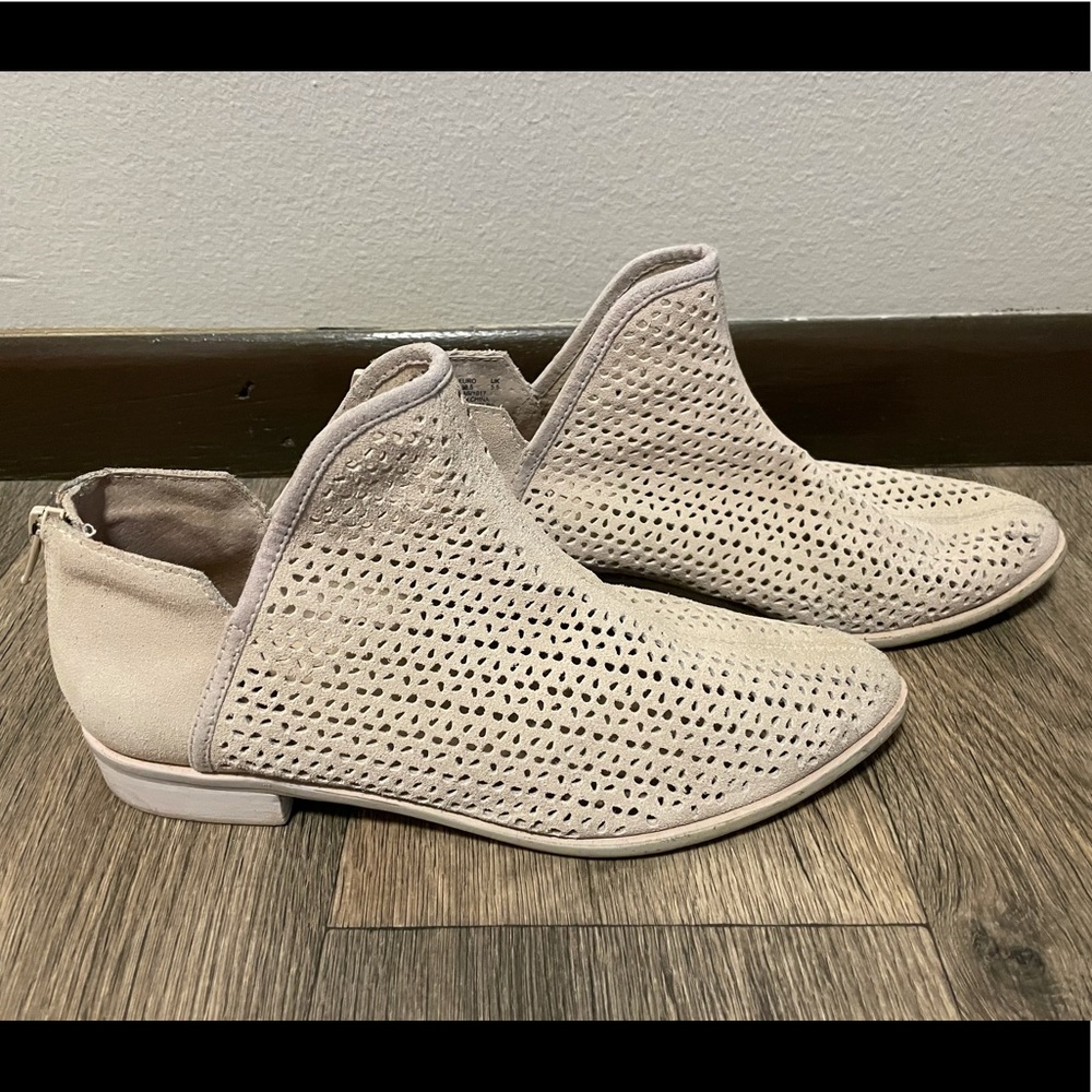 Anthropologie pale booties